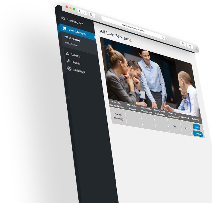 Vocalmeet Live Webinar Platform